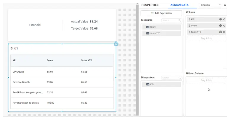 Assign Values in Grid