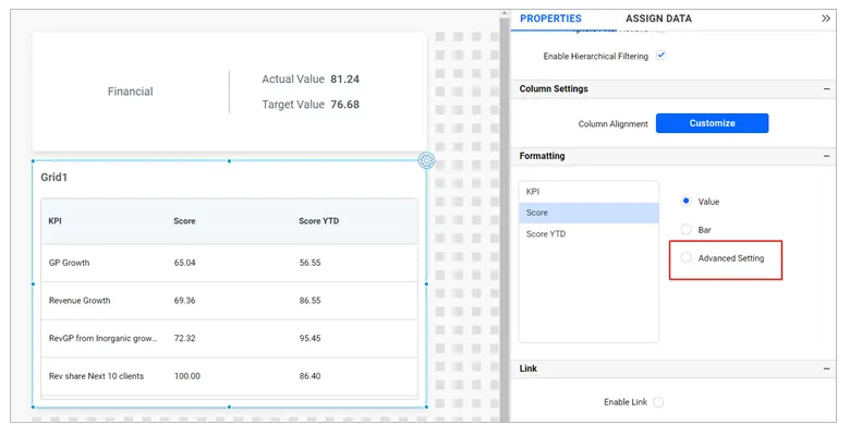 Conditional Formatting in Properties Pane