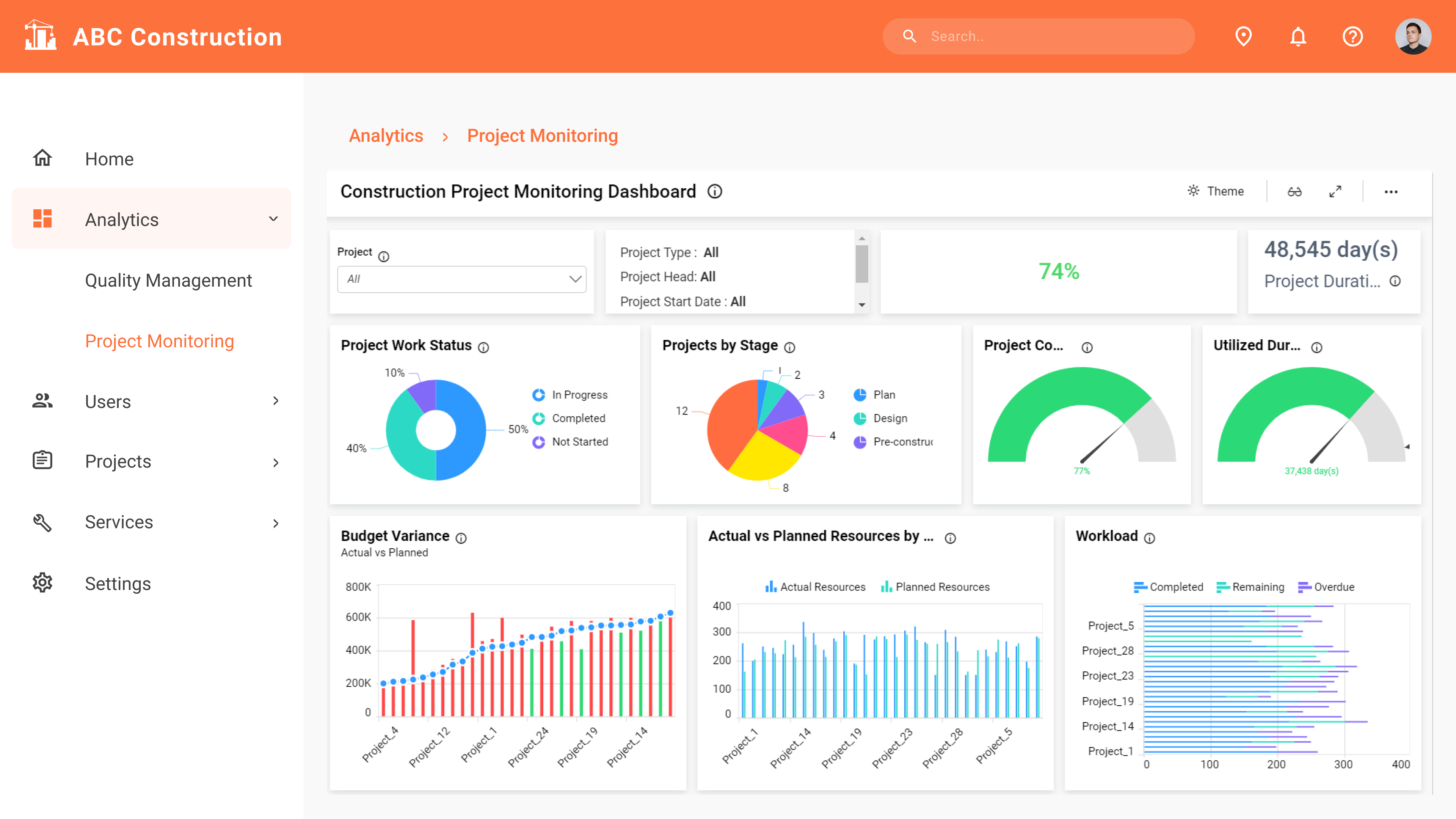 Restructuring Construction Industry with Embedding | Bold BI