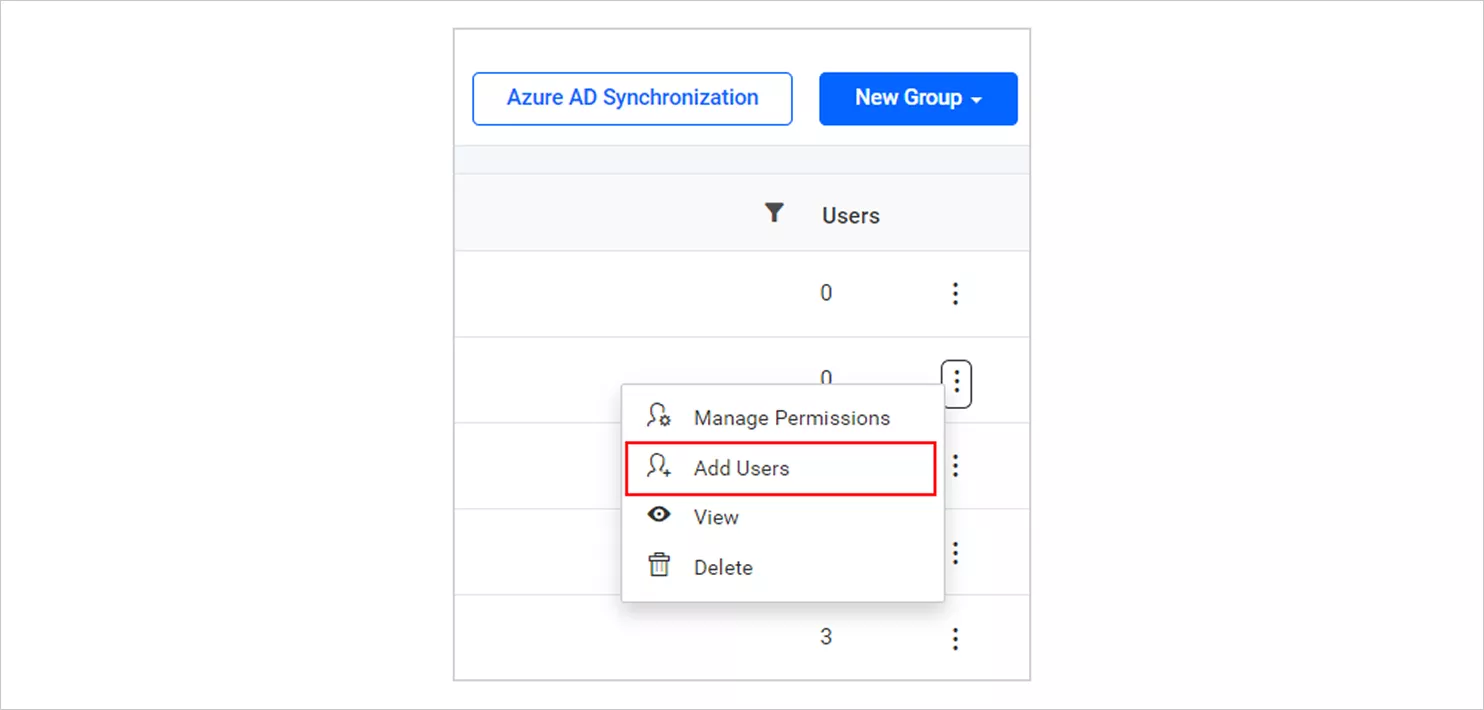 Add Users to a Group