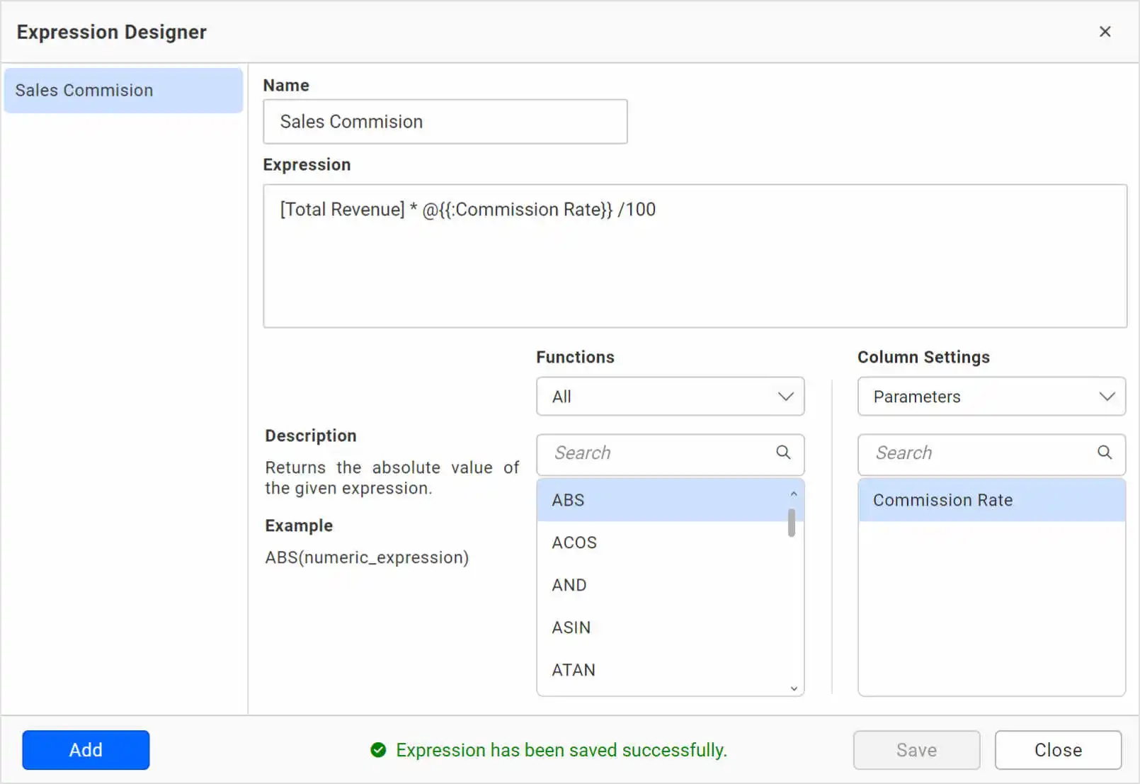 Static Value Replace with a Parameter