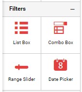 Filter widgets