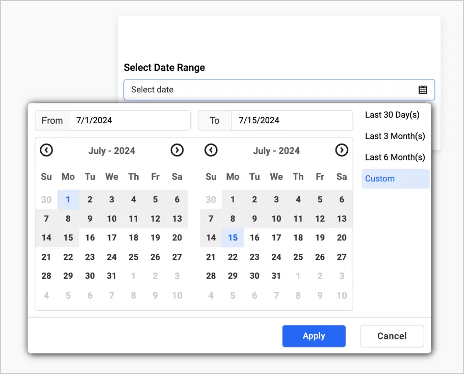 Date Picker in Dashboards: Why It is Essential | Bold BI