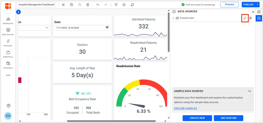Edit data source