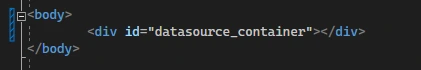 div Element with a Custom ID