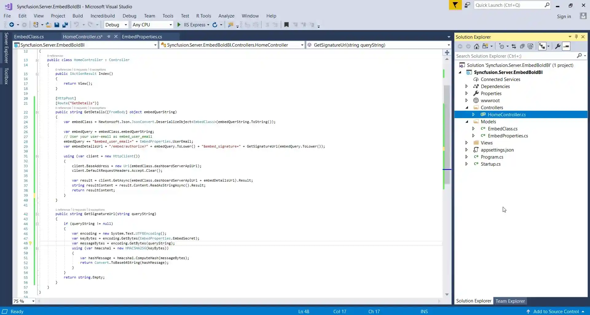 Create Authorization Server in Controller