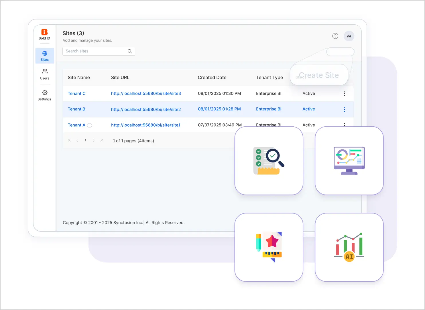 Multi-tenant Support in Bold BI