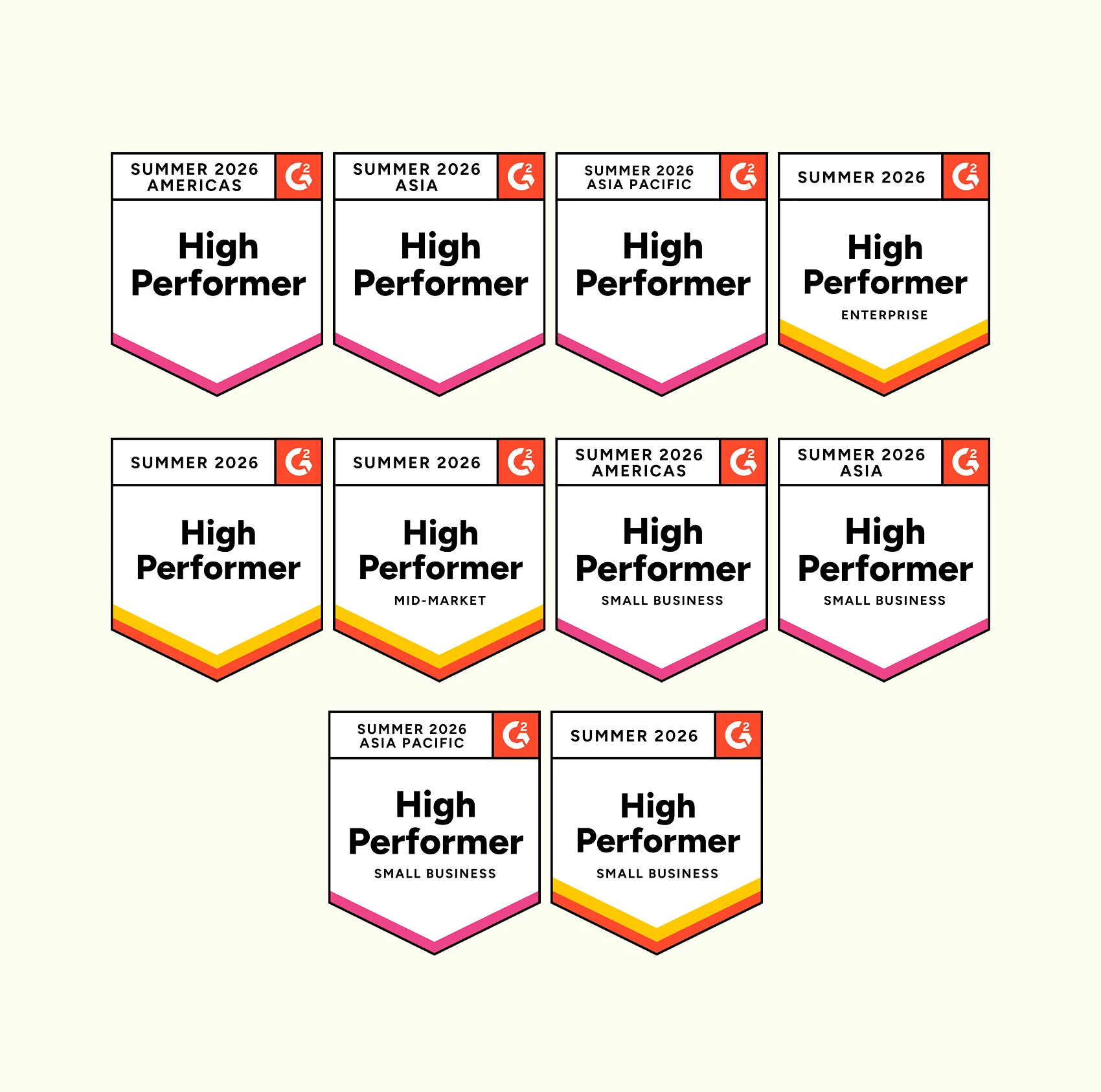 Analytics platforms G2 badges