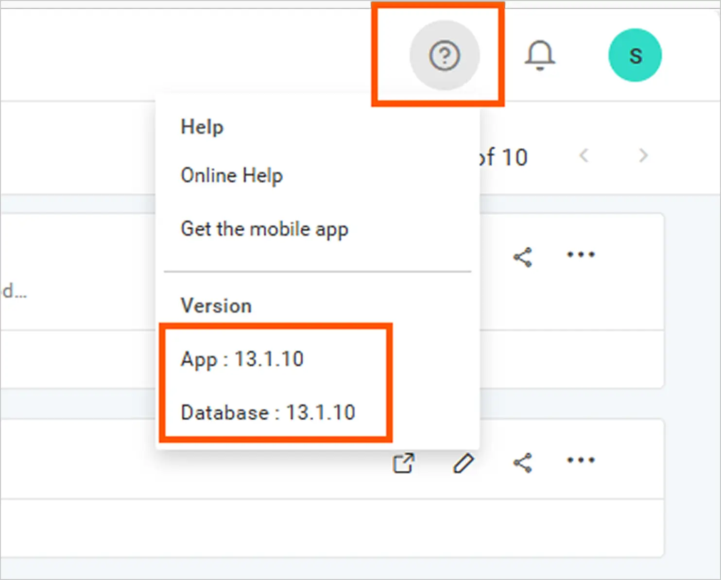 Checking current version