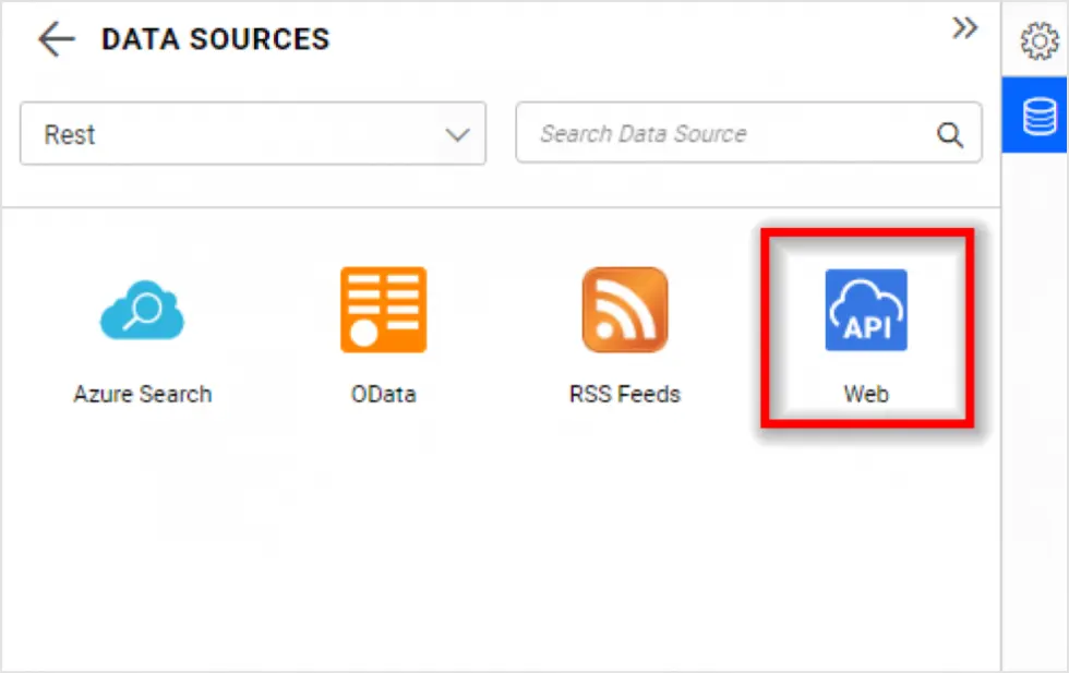 Data Connection Listing Panel