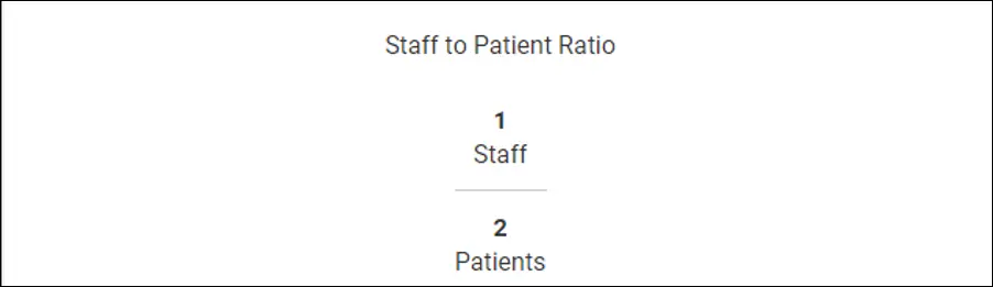 Staff-to-Patient Ratio in Healthcare Executive Dashboard