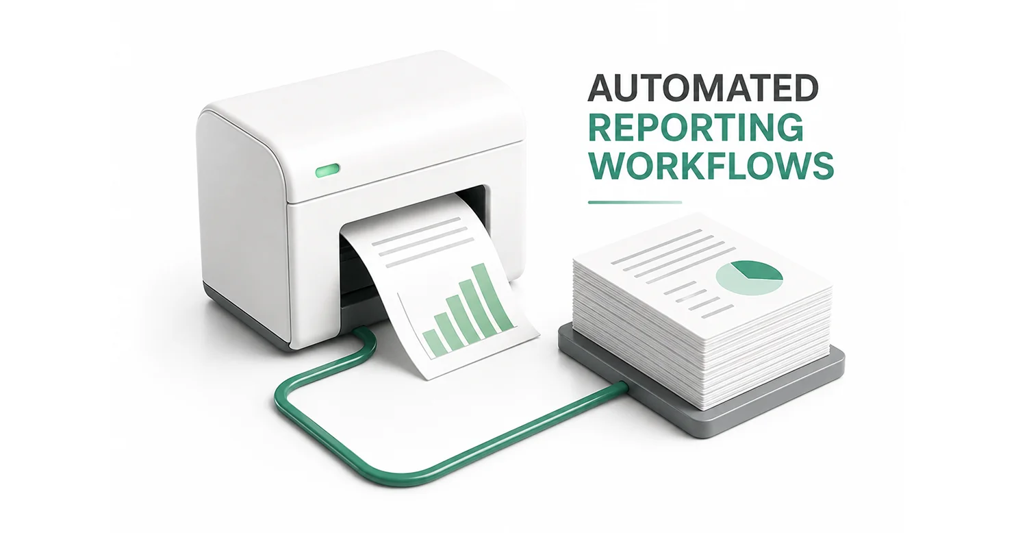 Reporting workflow