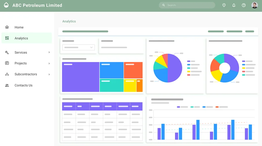 Dashboard embedded into an ASP.NET MVC application
