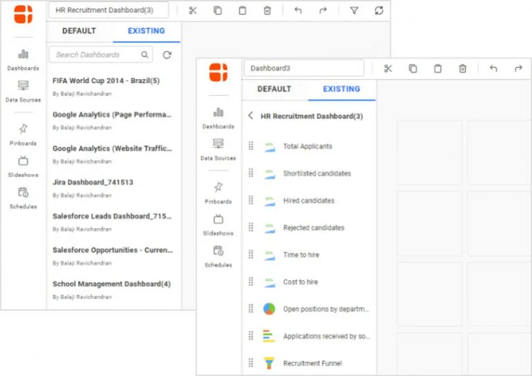 Reusing dashboard widgets