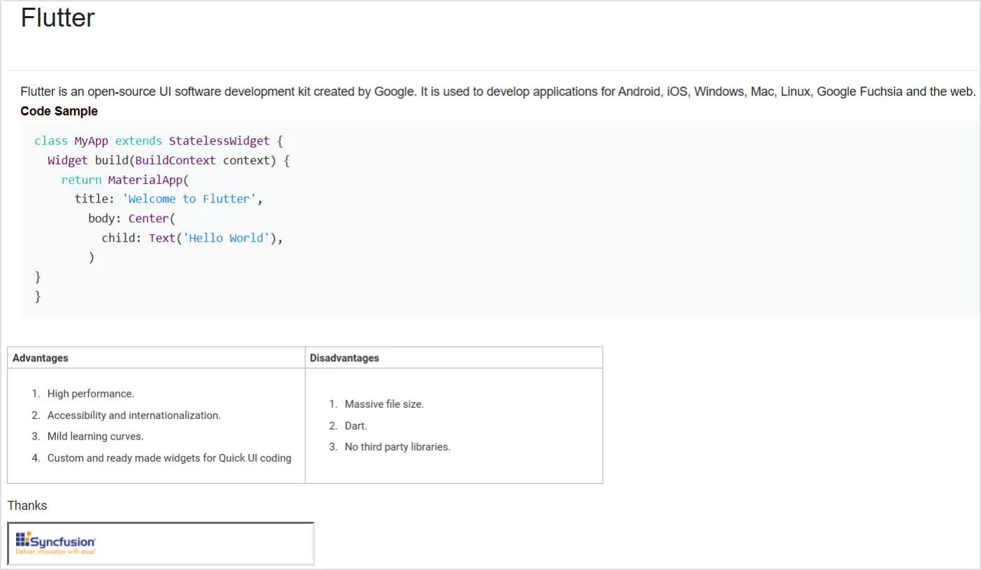 Text widget with RTE functionalities