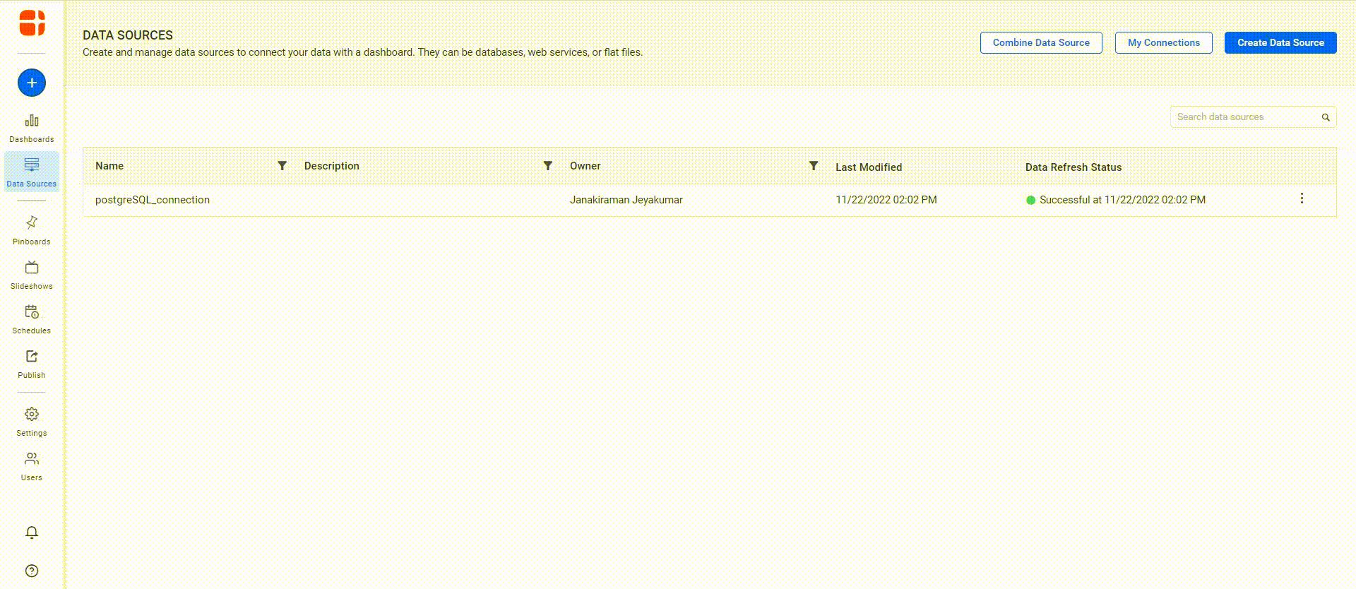 Copy Data Source Support