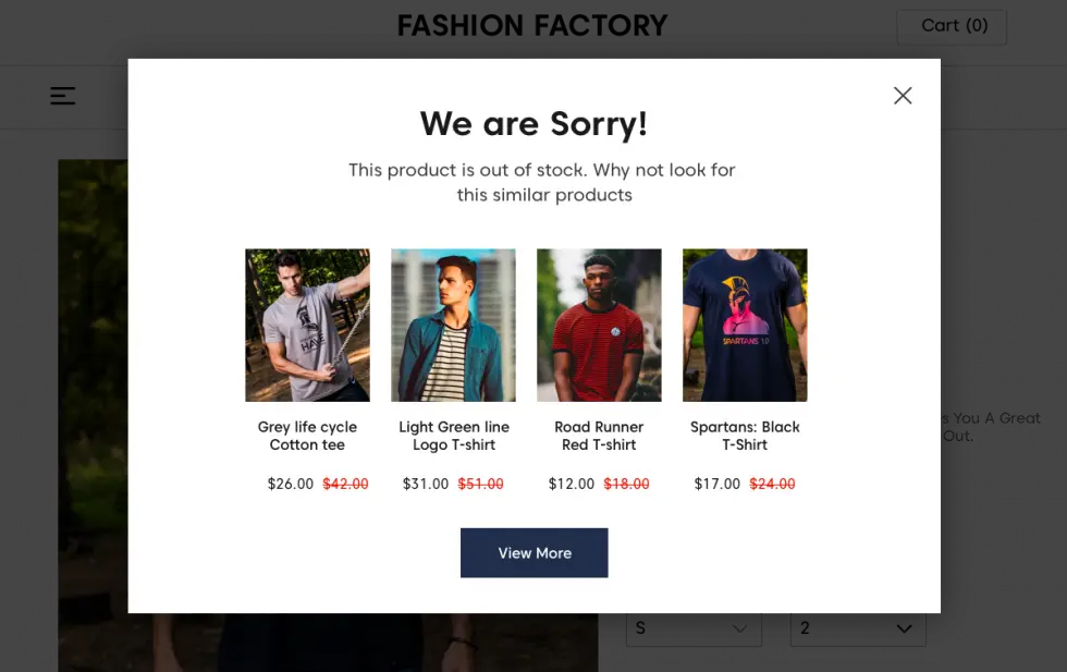Recommendations for Out-of-Stock Products
