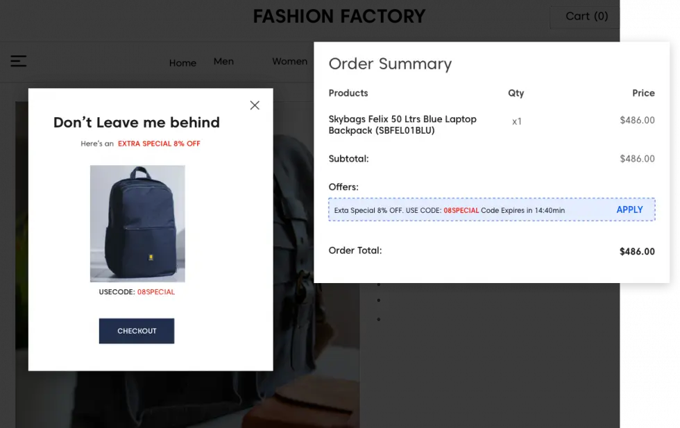 Extra Discount to Encourage the Customer to Purchase