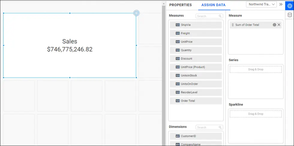 Configuring a Number Card