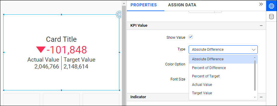 Turn on Insights Using the Right Card Widget | Bold BI