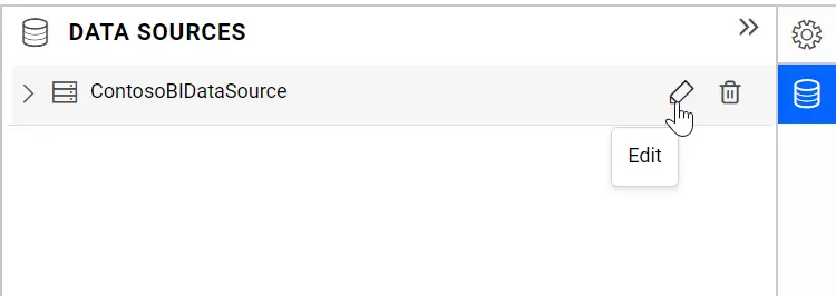 Editing SQL Server Data Source