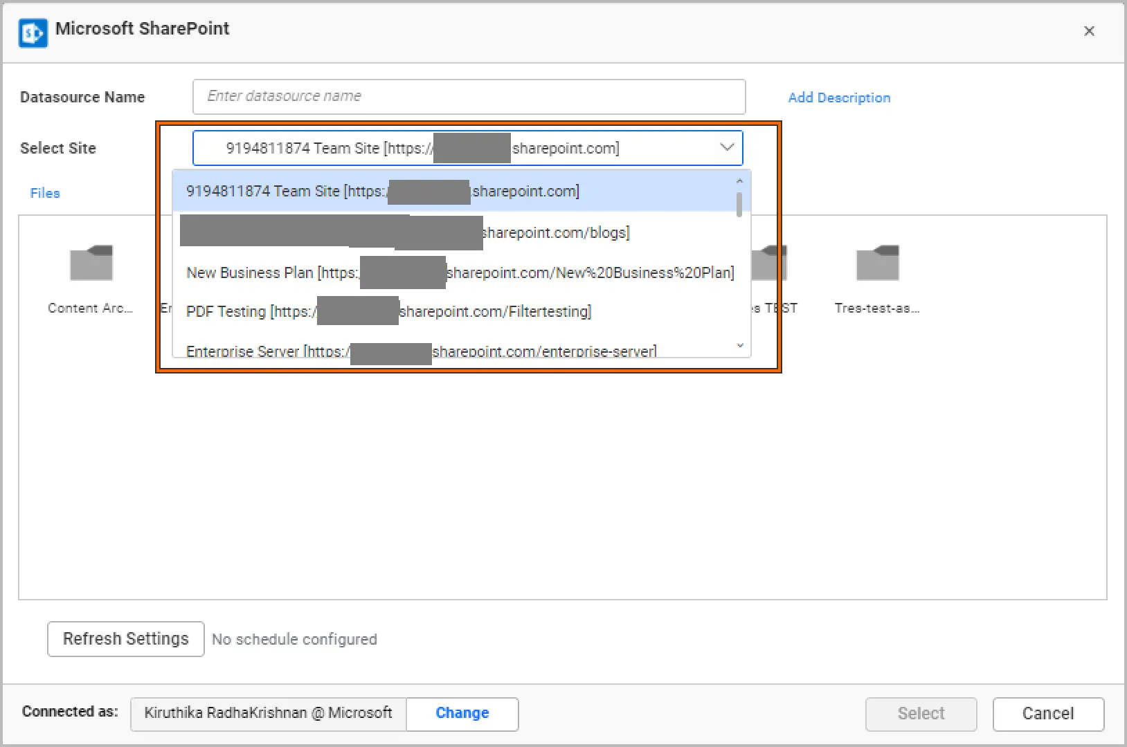 SharePoint site list