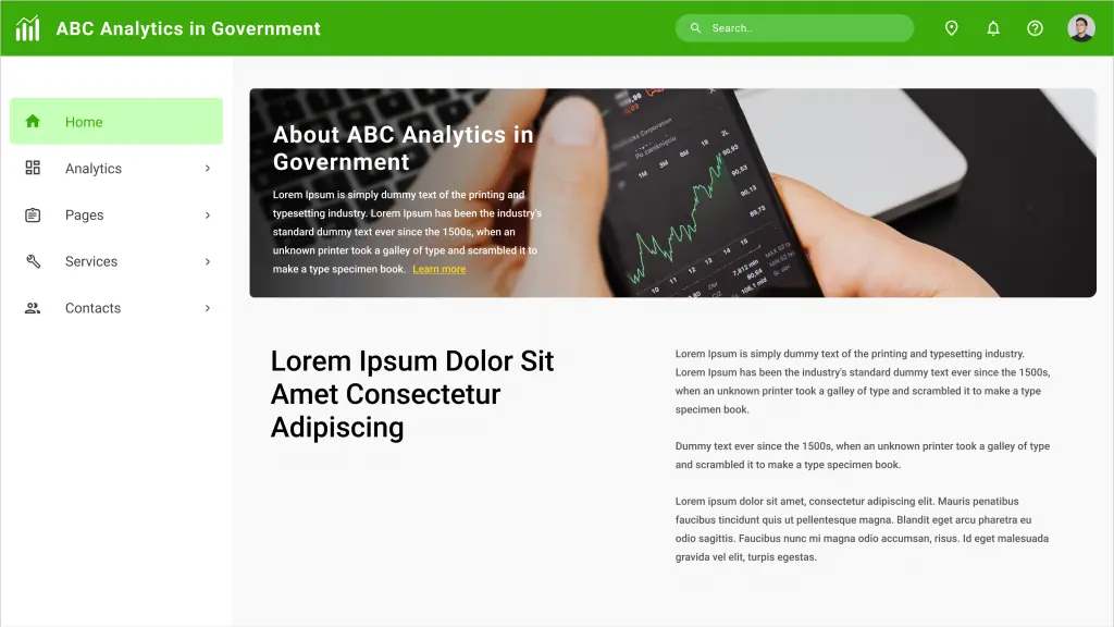 Sample Government Website
