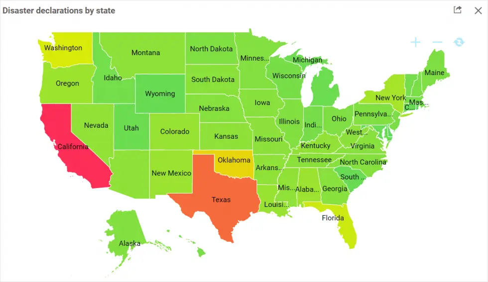 Visualize Geographical Data Using Maps in Dashboards | Bold BI