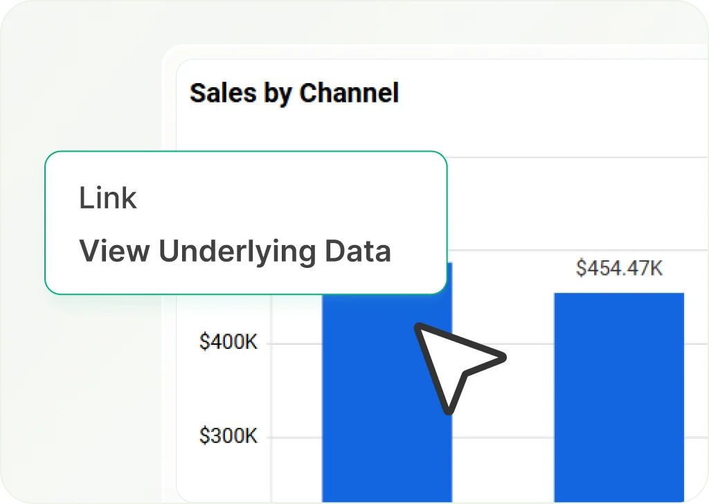 Linked analytics reports