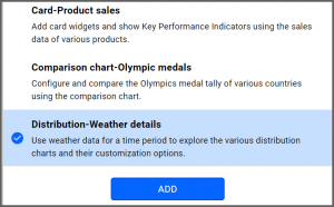 option to select data source from the sample data sources