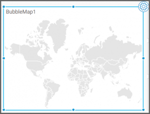 Assigning the Data to Bubble Map Widget