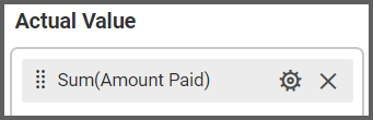 Acutal value - Assigning the Data to Card Widget
