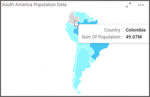 hover over each country on the map to see its population data