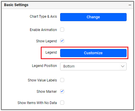 Customize the name and position of the Legend