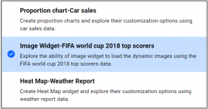 select the data source