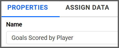 Properties tab of grid widget