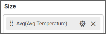 Size box of customizing the Heat Map Widget