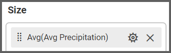 Size Box of customizing the Heat Map Widget