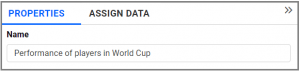 Click on the properties of customizing the Radar Polar Chart Widget