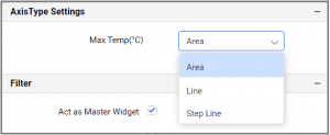 Axis Type settings