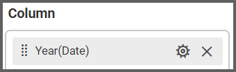 Assign Data tab helps to set Date field to the Column box