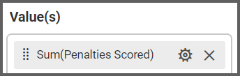 option to drag and set the Assists field to the Values into the Assign Data tab of the settings menu