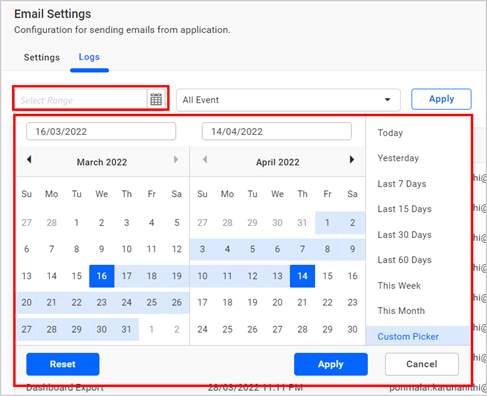 Date Picker Calendar 