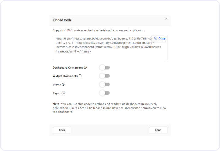 Iframe Embedding