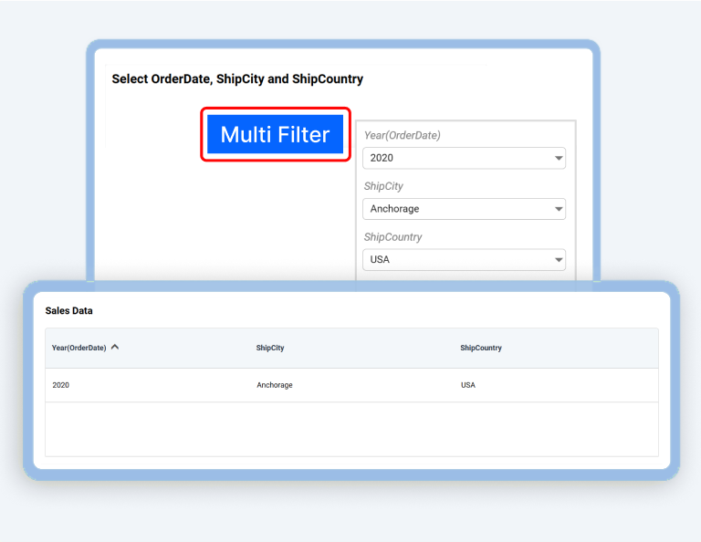 How to Add Multiple Filters to a Dashboard Using Custom Widgets