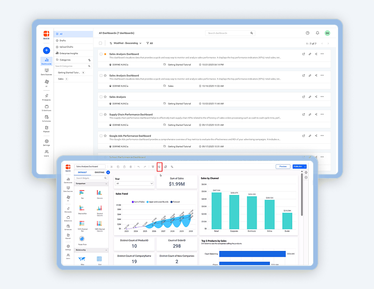 How to Add Data Caching in Dashboards
