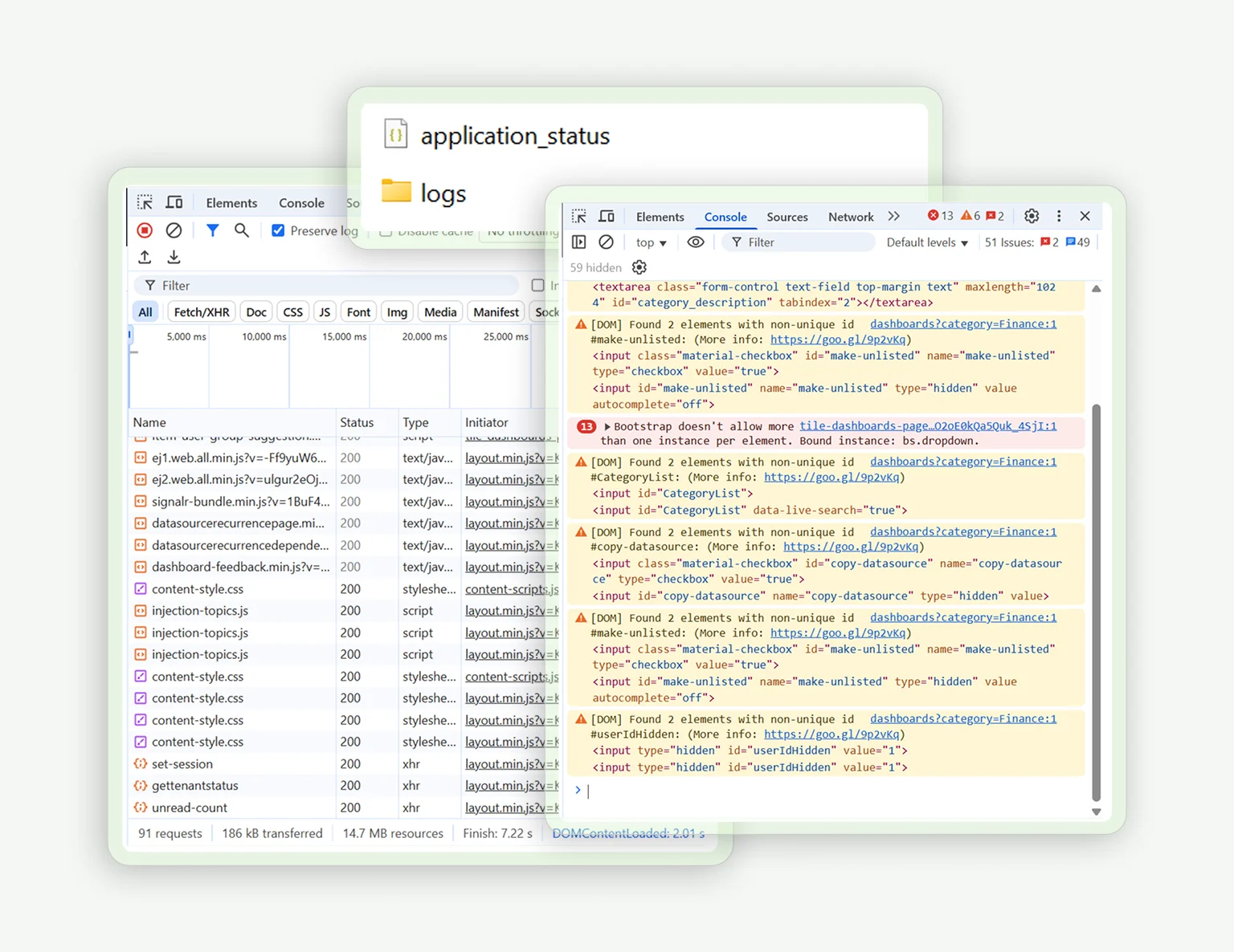 How to Share Error Logs, Console Logs, and a HAR file