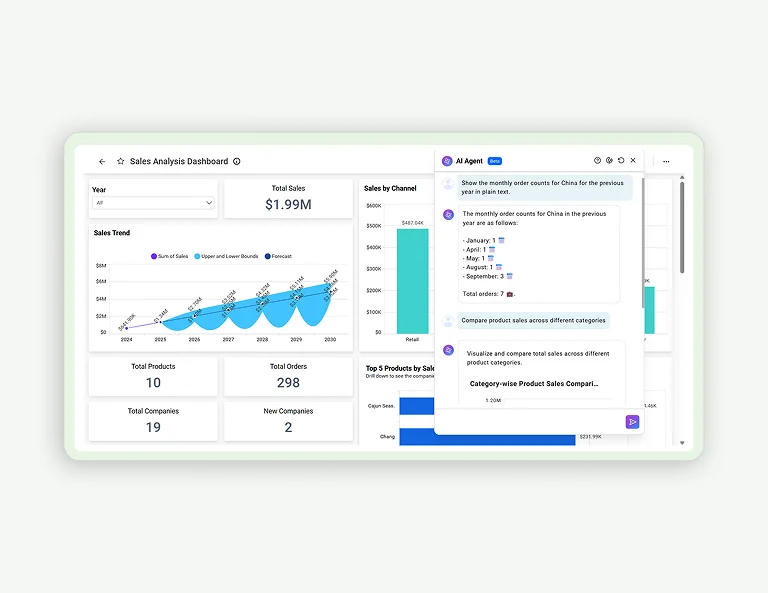 How to Use AI Agent in the Dashboard Viewer