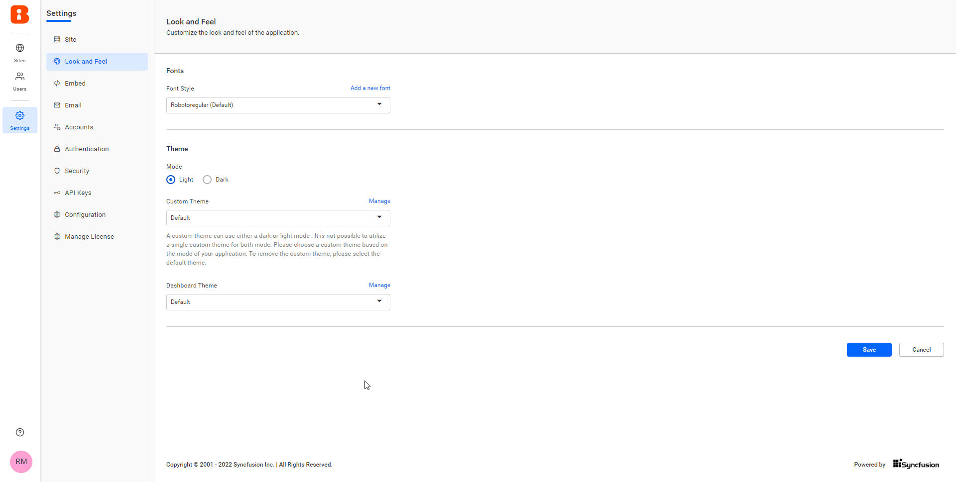 Support for customizing widget styles using theme variables