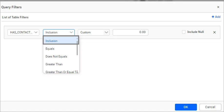 Query filters